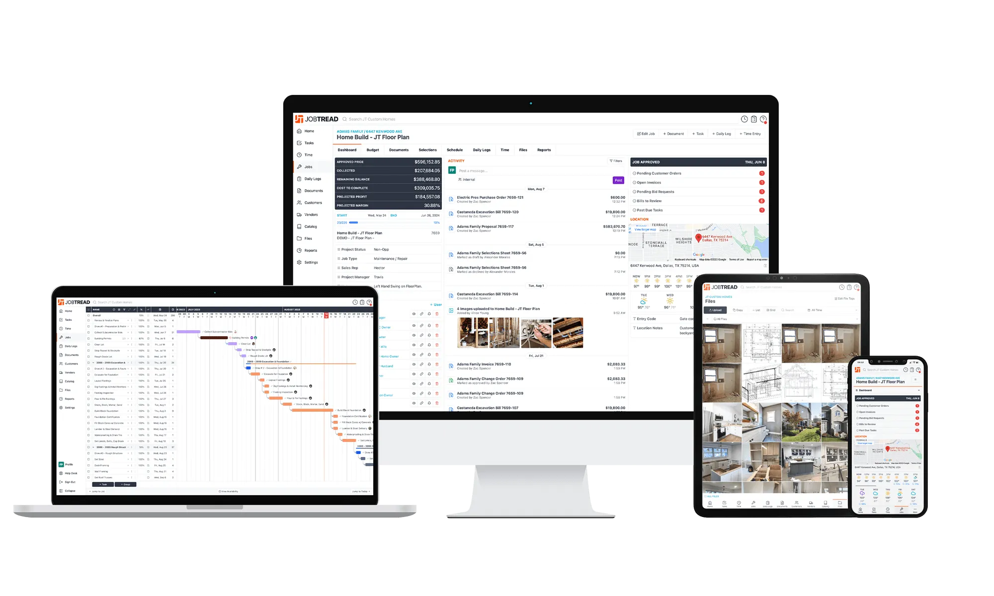 The CSL client portal on desktop, laptop, tablet, and phone